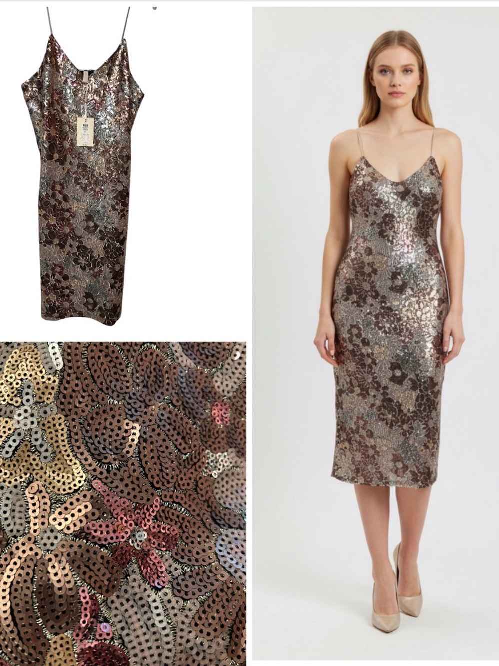 ASOS NWT Y.A.S. Sequin dress